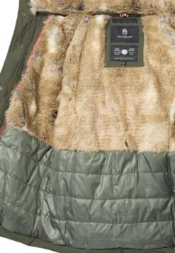 Marikoo Nekoo - Giacca Invernale - Green -Moda Cappotti Donna a7b5352edd9a409dbcc3607b92a8808c