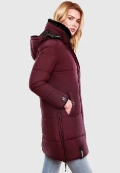 Marikoo StreliziaaCappotto InvernaleDark Red Melange Donna Cappotti M5M21U011-G12 -Moda Cappotti Donna aa63d7fe1e57459a9b61d1672d875517
