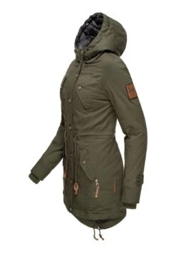 Marikoo Viva- Cappotto Invernale - Green -Moda Cappotti Donna aabc489517524f1eb31633a7cdc0b111