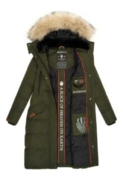 Marikoo Cappotto Invernale - Oliv -Moda Cappotti Donna aea95e01ab03472595f60372f8e00f84