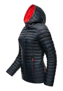 Marikoo Asraa - Giacca Da Mezza Stagione - Dark Blue -Moda Cappotti Donna b33ebc8fe69f4a7f95f1a909f312637f