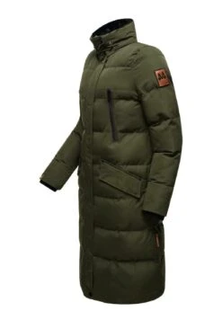 Marikoo Cappotto Invernale - Oliv -Moda Cappotti Donna b54ab0049d5f48afb0b53fa3086c20cf