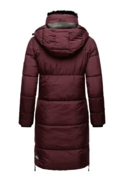 Marikoo StreliziaaCappotto InvernaleDark Red Melange Donna Cappotti M5M21U011-G12 -Moda Cappotti Donna b5f365cad78e4e7f924c2d6bcaa36b52