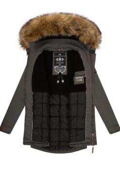 Marikoo SanakooCappotto InvernaleAnthracite Donna Cappotti M5M21U00P-C11 -Moda Cappotti Donna b9f4a8f3ebe242fe8ff153bc987689a3