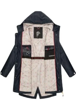 Marikoo Dancing Umbrella - Impermeabile - Dark Blue -Moda Cappotti Donna ba30d352870843cf9cb0429c083ff1cd