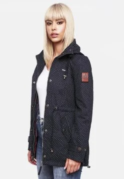 Marikoo Nyokoo - Parka - Dark Blue -Moda Cappotti Donna baf8efa8172d4ddd952f2dc29bc06dfa