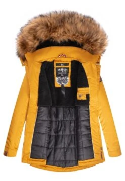 Marikoo Sanakoo - Cappotto Invernale - Yellow -Moda Cappotti Donna bcf25fe913f34ba8bdee8b6c5150c789