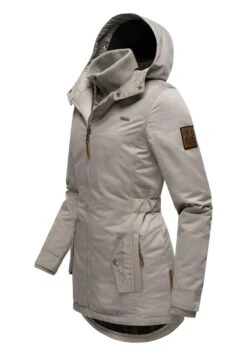 Marikoo Sanakoo - Cappotto Invernale - Zinc Grey -Moda Cappotti Donna bf9e356a9abc4ef5a06acf186eca6228