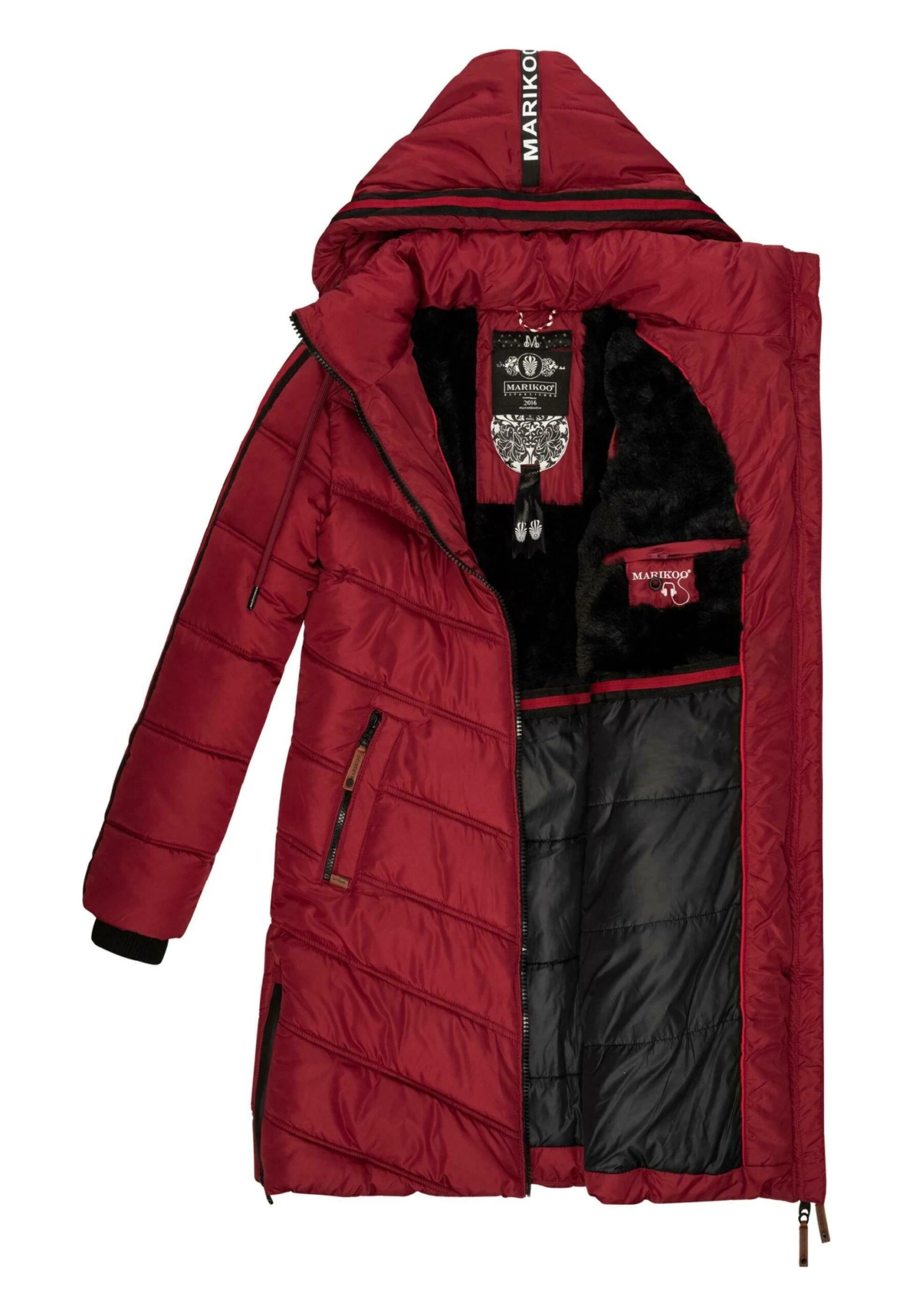 Marikoo Armasa - Cappotto Invernale - Blood Red 6 Marikoo Armasa - Cappotto Invernale - Blood Red - immagine 6