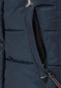 Marikoo Lotusblüte - Giacca Invernale -Dark Blue -Moda Cappotti Donna c3e7363dd18647f6bb4eff292bcead9f