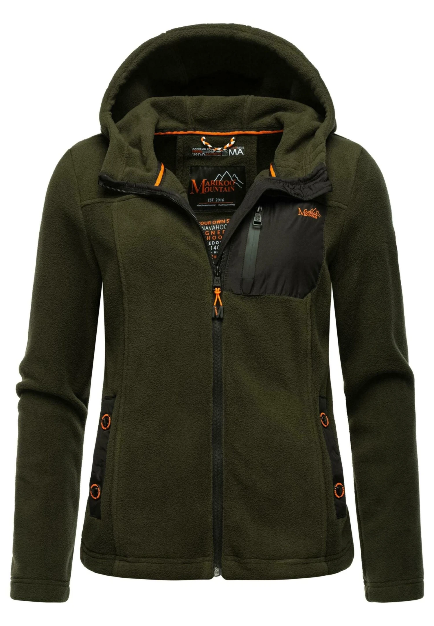 Marikoo Mount Iwaki - Giacca In Pile - Olive