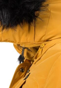 Marikoo Vanilla - Giacca Invernale - Yellow -Moda Cappotti Donna c4f8ac0c94ec4f0d8b544902bb257d1a