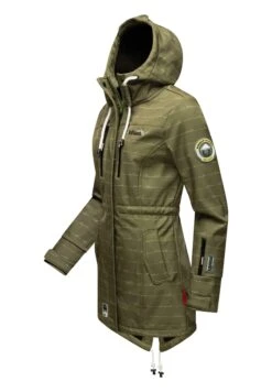 Marikoo Zimtzicke - Parka - Olive Lines -Moda Cappotti Donna c8e29b139c0d49db8438fb263bfd7d56