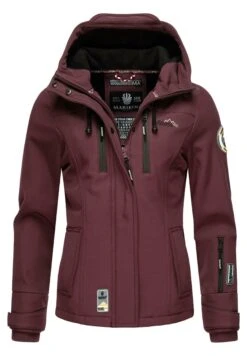 Marikoo FunktionsGiacca OutdoorDark Red Melange Donna Giacche E Blazer M5M21G00J-G12 -Moda Cappotti Donna c8f520888e9b4d98b358da457cf1f6f6