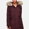 Marikoo Chaskaa - Cappotto Invernale - Dark Red Melange