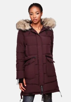 Marikoo Chaskaa - Cappotto Invernale - Dark Red Melange