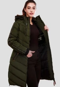 Marikoo Armasa - Cappotto Invernale - Grün -Moda Cappotti Donna d19f5319dcad457da78cb444d830b673