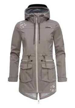 Marikoo Ulissaa - Impermeabile - Grey -Moda Cappotti Donna d1efe284edb94eb595ce251dd1726f82