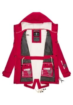 Marikoo Zimtzicke - Parka - Fuchsia -Moda Cappotti Donna d3c75286b155497f800ce48e260a6fbe