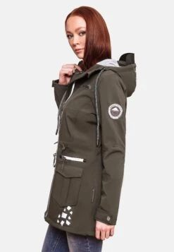 Marikoo UlissaaImpermeabileDark Grey Donna Giacche E Blazer M5M21U01D-C11 -Moda Cappotti Donna d7d0823883dd4e489adf805ee133e672