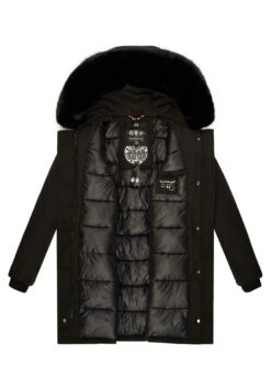 Marikoo KarmaaCappotto InvernaleBlack With Black Fur Donna Cappotti M5M21U00G-Q14 -Moda Cappotti Donna d91406f33dac479587c8be74f2af4b86