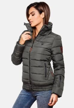 Marikoo PoisonGiacca InvernaleAnthrazit Donna Giacche E Blazer M5M21G001-Q12 -Moda Cappotti Donna d9fe94be49e5494d9daadc940092e519