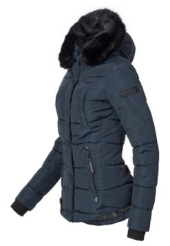 Marikoo Lotusblüte - Giacca Invernale -Dark Blue -Moda Cappotti Donna dd8b8cdeed8e4aa59c9f0d1aa0e90c32