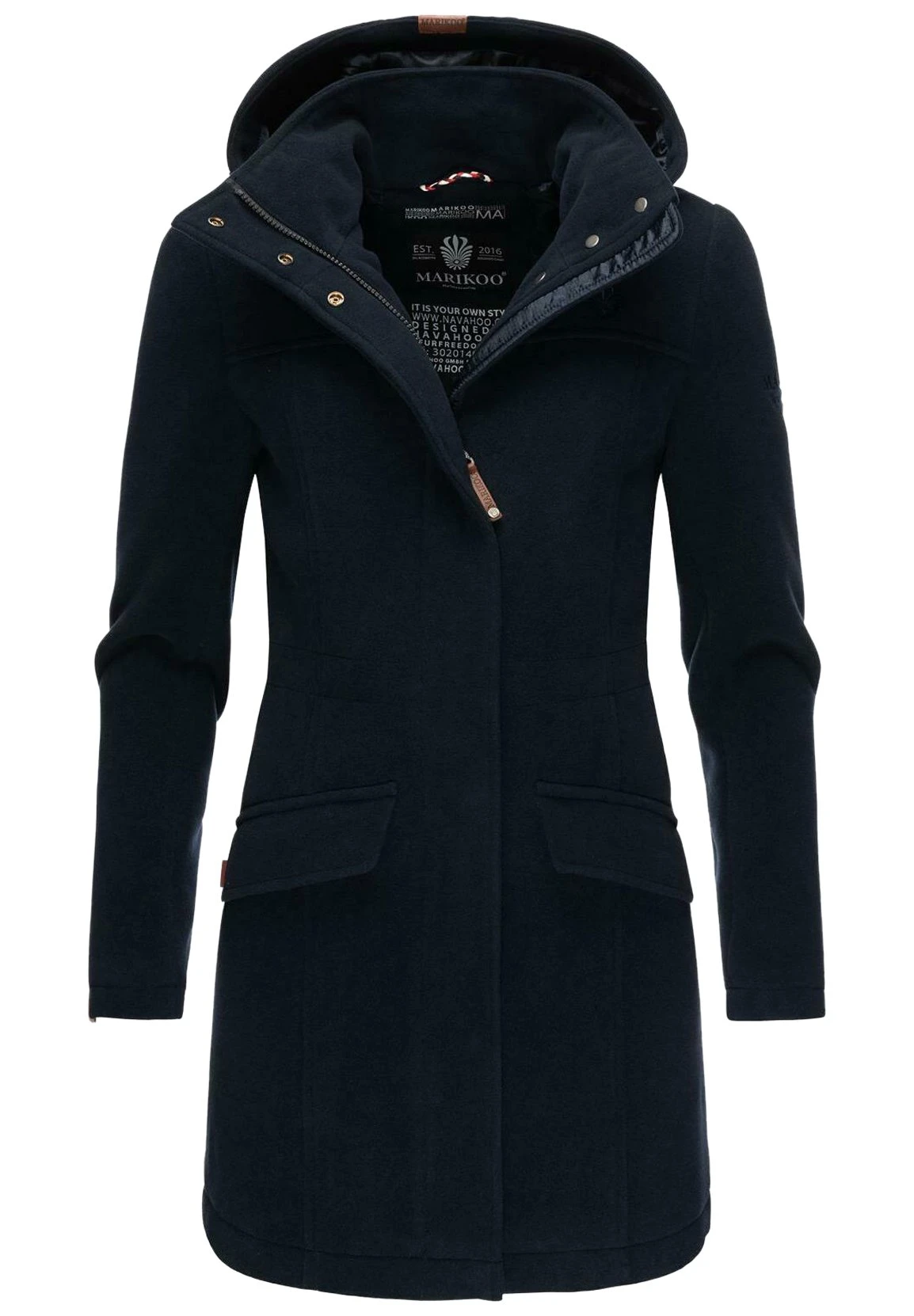 Marikoo LeilaniaaCappotto InvernaleDark Blue Donna Cappotti M5M21U019-K11