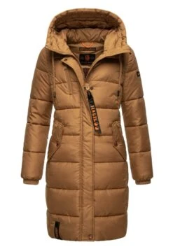 Marikoo Yuikoo - Cappotto Invernale - Camel -Moda Cappotti Donna f29a1f28fdd649c08f319a1806e352c5