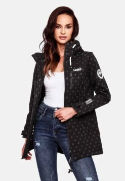 Marikoo ZimtzickeParkaBlack Melange Donna Giacche E Blazer M5M21U005-Q12 -Moda Cappotti Donna f33baa1d7bd041faac76372ce71c5244