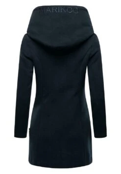 Marikoo Cappotto Corto - Dark Navy -Moda Cappotti Donna f52046a0fc1b4c3c86ae59a44b9999c2