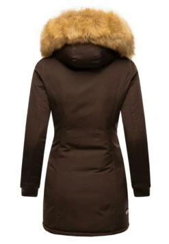 Marikoo Karmaa - Cappotto Invernale - Dark Choco -Moda Cappotti Donna f9177952a5a846fea7a27f28c2e2c7ca