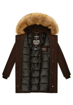 Marikoo Karmaa - Cappotto Invernale - Dark Choco -Moda Cappotti Donna f923dbb4133e4ac0b48ae9ebfa1fbc8f