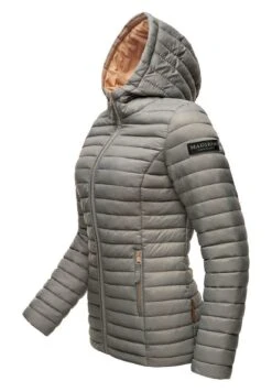 Marikoo Asraa - Giacca Da Mezza Stagione - Grey -Moda Cappotti Donna fd0337af1a15411e865f341f46a6eb2e