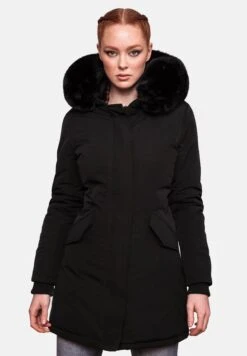 Marikoo KarmaaCappotto InvernaleBlack With Black Fur Donna Cappotti M5M21U00G-Q14 -Moda Cappotti Donna fe075963f0b44766a5b45cc3ad67007c